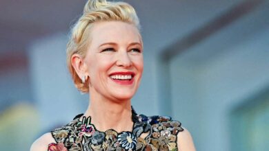 Die Jurypräsidentin der 77. Filmfestspiele von Venedig, die australisch-amerikanische Schauspielerin Cate Blanchett, kommt zur Vorführung des im Wettbewerb am zweiten Tag der 77. Filmfestspiele von Venedig, am 3. September 2020, im Lido von Venedig präsentierten Films „Amants“ (Lovers). , während der COVID-19-Infektion, verursacht durch das neuartige Coronavirus. (Foto: Alberto Pizzoli/AFP)