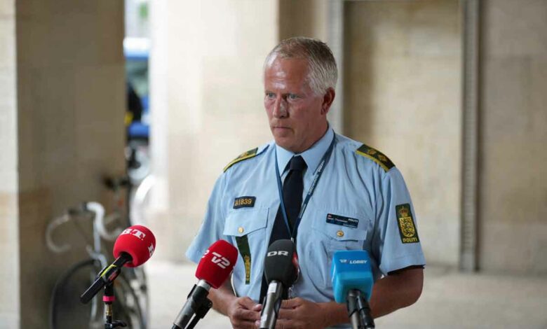 Kopenhagens Polzeichef Inspector Soeren Thomassen bei einer Pressekonfernez zum Attentat im Fields Einkaufscenter (Foto: Emil Helms / Ritzau Scanpix / AFP)