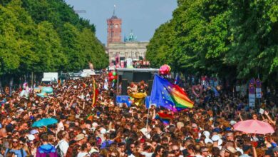 Rechte Ordner beim CSD Berlin? Die Berliner Senatsverwaltung fordert Aufklärung (Foto: David Gannon/AFP)