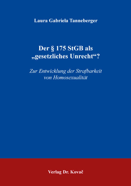 Der § 175 StGB als gesetzliches Unrecht? | Gay Books & News