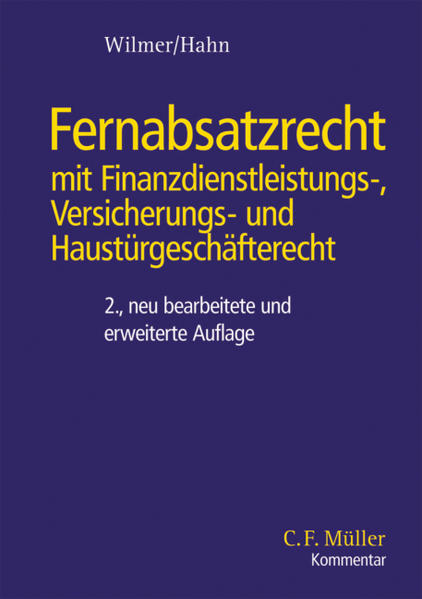 Fernabsatzrecht mit Finanzdienstleistungs- Versicherungs- und Haustürgeschäfterecht | Gay Books & News