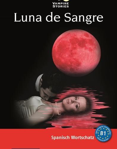Luna de Sangre (Vampire Stories)  Die junge Studentin Paula hat einen Traum: Sie möchte Schriftstellerin werden. Der ebenso charismatische wie geheimnisvolle Verleger Eugenio Calatrava erkennt nicht nur ihr schriftstellerisches Talent, sondern scheint von ihr auch sehr angetan zu sein. Paula fühlt sich geschmeichelt und zu ihm hingezogen. Doch ihn umgibt ein düsteres Geheimnis.  Diese spannende Vampire-Romance-Story eignet sich ideal, um Ihre Spanischkenntnisse zu vertiefen, aufzufrischen und zu überprüfen. Der komplett in Spanisch gehaltene Text wird durch eingestreute Übungen wie Übersetzung, Zuordnung, Multiple Choice, u.s.w. ergänzt. So wird das Textverständnis effektiv geschult und der spanische Wortschatz gefestigt.  - spannende Vampirgeschichte - gezieltes Training des spanischen Grundwortschatzes - textbezogene Übungen mit Lösungen - Vokabelangaben auf jeder Seite und umfangreiches Glossar - Infokästen zu Sprache und Landeskunde - Abschlusstest zur Überprüfung des Lernerfolges - Europäischer Referenzrahmen: Für mittleres Sprachniveau - ab B1