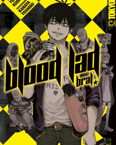 Das Spin-off zum Vampir-Hit Blood Lad! Inklusive: Satys Kampf gegen die Tsuchinoko-Schlange, ein Bowling-Match zwischen Staz und Wolf sowie Vlad, der Bell unter Druck setzt, um ein Foto des schlummernden Staz zu bekommen.  Der Band 'Blood Lad Brat' enthält über 50 Parodien auf die beliebten skurrilen Charaktere der Serie Blood Lad von Yuuki Kodama.