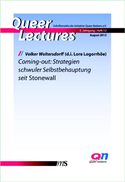 Coming-out: Strategien schwuler Selbstbehauptung seit Stonewall | Gay Books & News