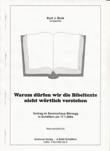 Warum dürfen wir die Bibeltexte nicht wörtlich verstehen? | Gay Books & News