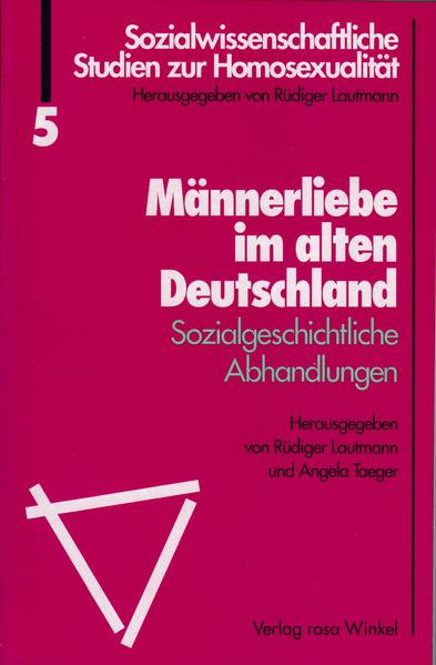 Männerliebe im alten Deutschland | Gay Books & News