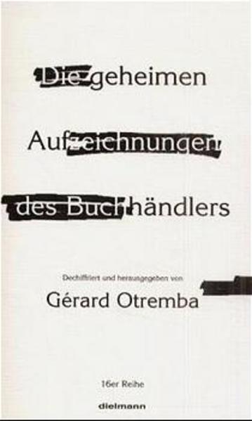 Die geheimen Aufzeichnungen des Buchhändlers | Gay Books & News