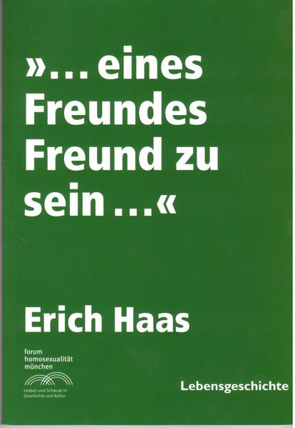 "... eines Freundes Freund zu sein ..." | Gay Books & News