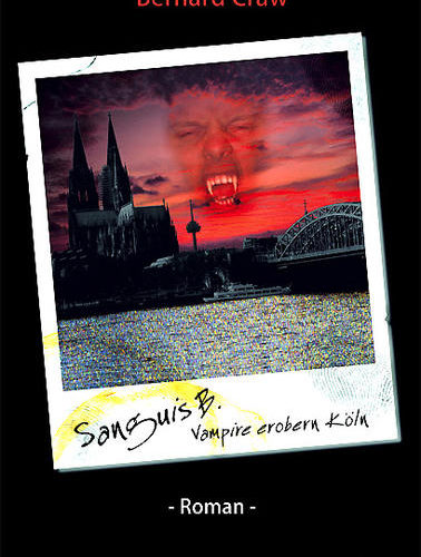 In "Sanguis B. Vampire erobern Köln" wird der Vampirismus als Seuche gesehen, als eine den Körper verändernde, die Seele verschlingende Krankheit, die sich explosionsartig ausbreitet. Die Opfer der Vampire sterben bei dem Angriff, einige von ihnen erwachen zu einem untoten Dasein, sodass es in der folgenden Nacht noch mehr Monster gibt, die nach dem Blut der Lebenden lechzen.  "Sanguis B. Vampire erobern Köln" wird aus Sicht einiger Freunde in Köln geschildert, die mitten in den Mahlstrom der Ereignisse geraten. Sie sind unter den frühesten Opfern, Vampire der ersten Stunde. Niemand ist da, der ihnen zeigt, wie man sich verhalten muss. Keiner kann ihre Fragen beantworten - wo nahm die Seuche ihren Anfang? Gibt es einen Weg zurück? Oder zumindest die Möglichkeit, einen Rest an Menschlichkeit zu retten, wenn das Monster, das man selbst ist, einen an der Hand nimmt und in die Finsternis führen will?