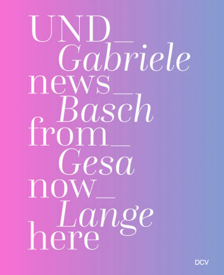 Gabriele Basch, Gesa Lange | Gay Books & News