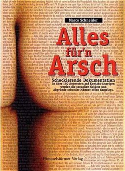 Alles für'n Arsch | Gay Books & News