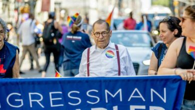 Der Kongreßabgeordnete Jerry Nadler beim New York City Pride March 2022 (Foto: Roy Rochlin/Getty Images/AFP (Photo by Roy Rochlin / GETTY IMAGES NORTH AMERICA / Getty Images via AFP)