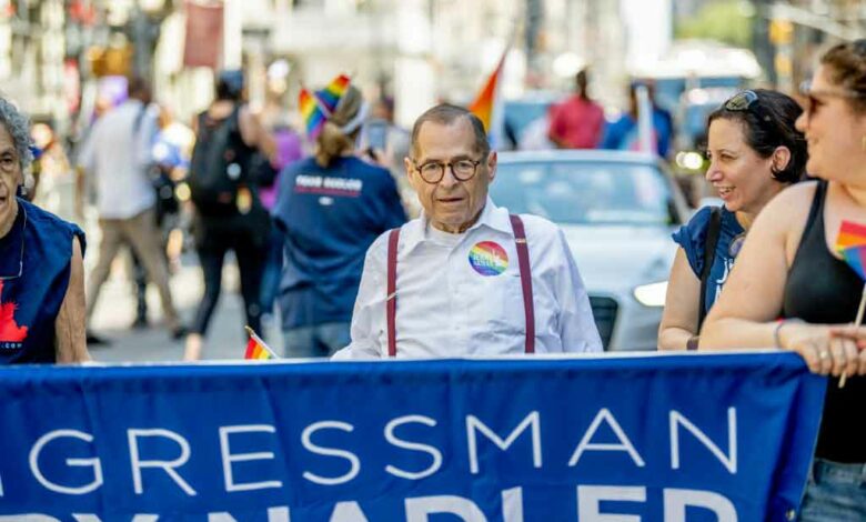 Der Kongreßabgeordnete Jerry Nadler beim New York City Pride March 2022 (Foto: Roy Rochlin/Getty Images/AFP (Photo by Roy Rochlin / GETTY IMAGES NORTH AMERICA / Getty Images via AFP)